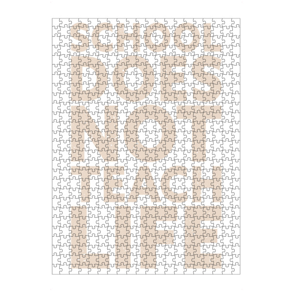 Puzzle Ravensburger "School doesn't teach Life" artboxONE - Typografie,Für Kinder,Menschen,Lehrersprüche,Lustig
