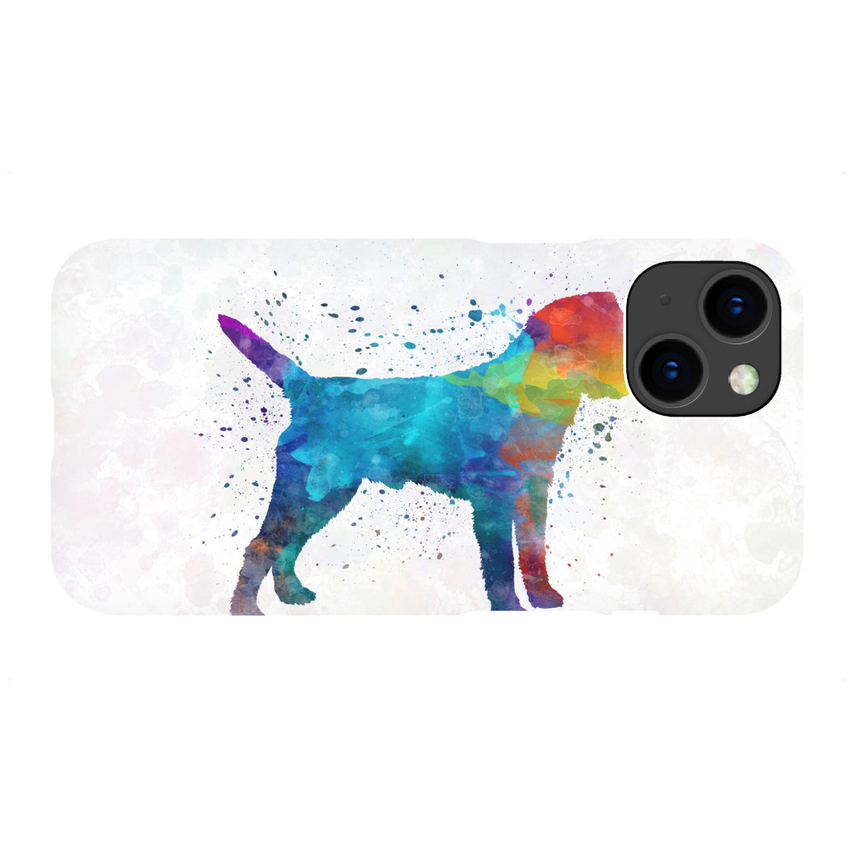 "Border Terrier in watercolor"für iPhone - Premium-Case Handyhülle artboxONE