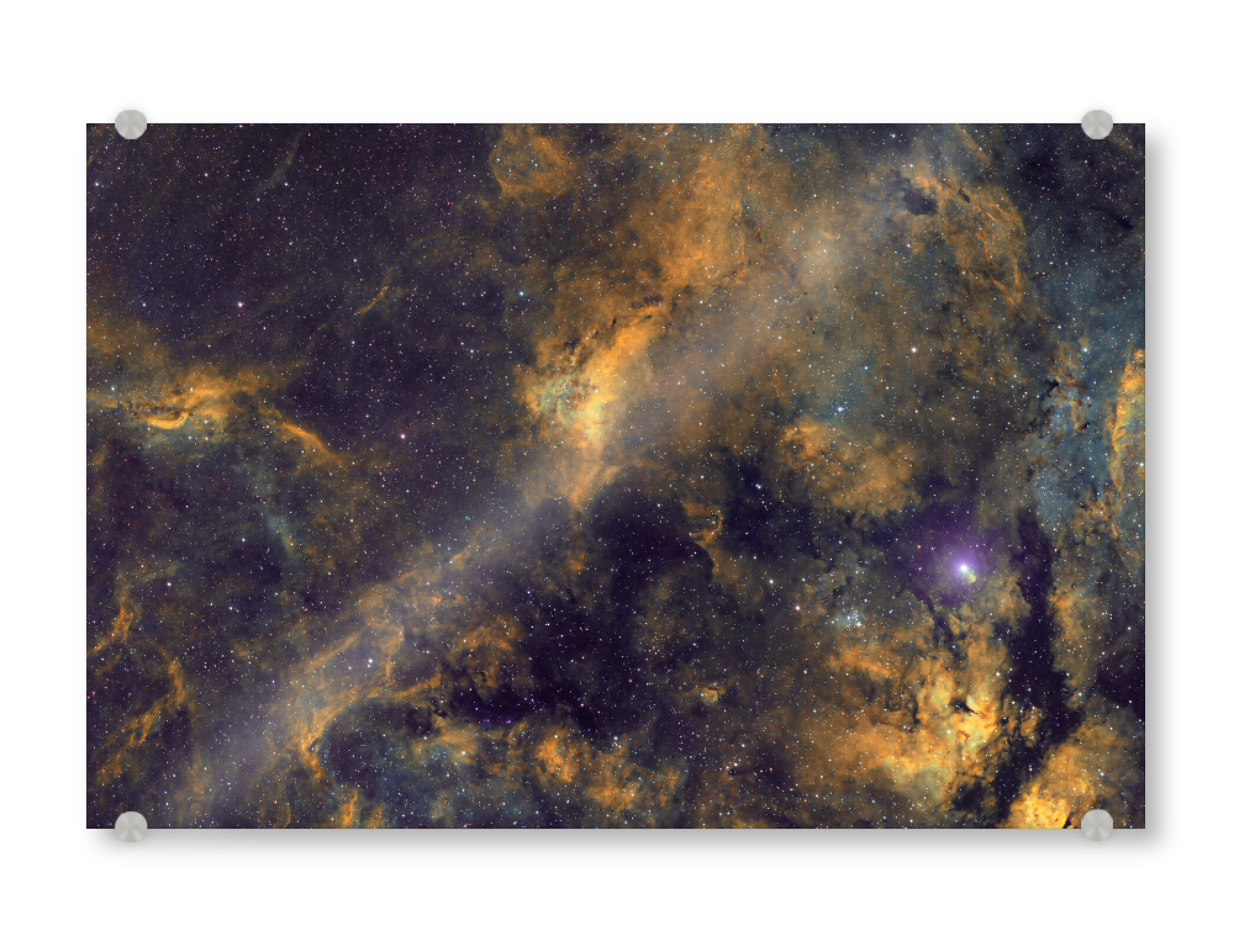 Acrylglasbild "Sadr-Region" artboxONE - Galaxy - Nebel,Sterne,Weltall,Weltraum,Space,Universe,Stars,Universum,Deepsky,Astro,Astronomie,Astronomy