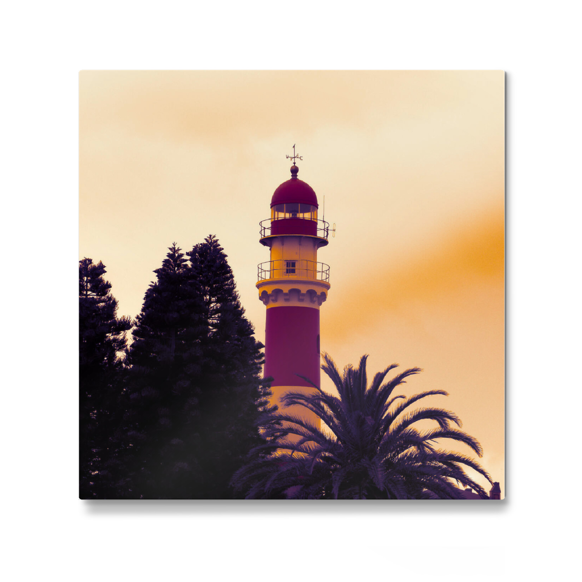 Galerie-Print "Swakopmund Leuchtturm" 30x30 cm artboxONE