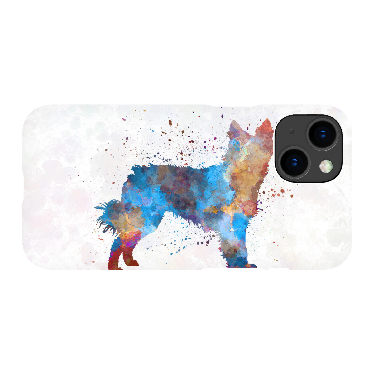 iPhone "Croatian Sheepdog in watercolor" Premium-Case Handyhülle artboxONE
