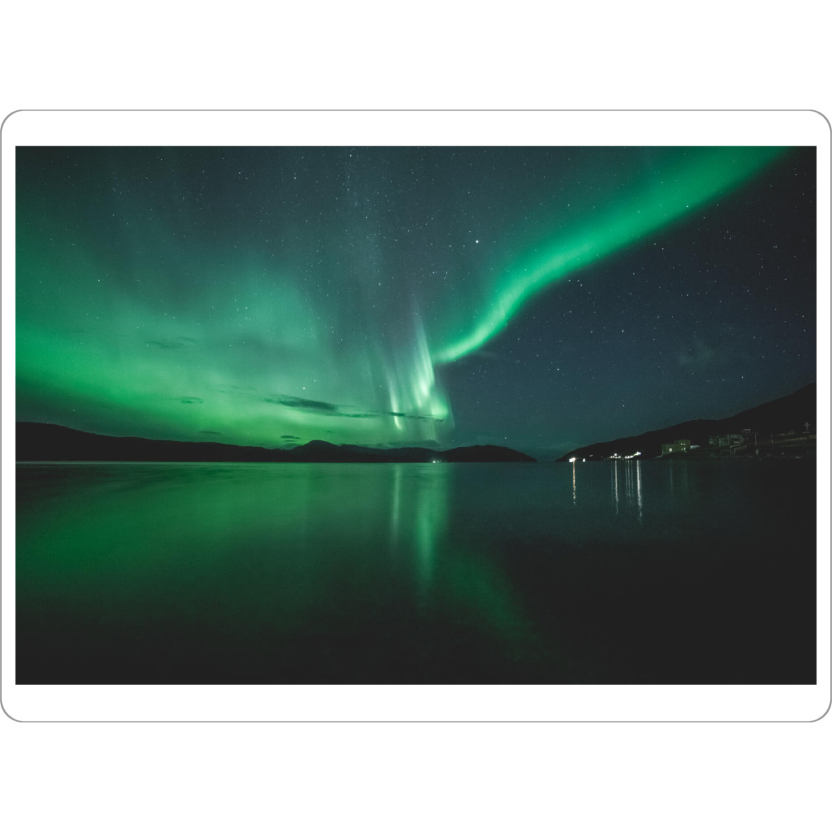 Tischset "Aurora Borealis Norway" artboxONE - Natur