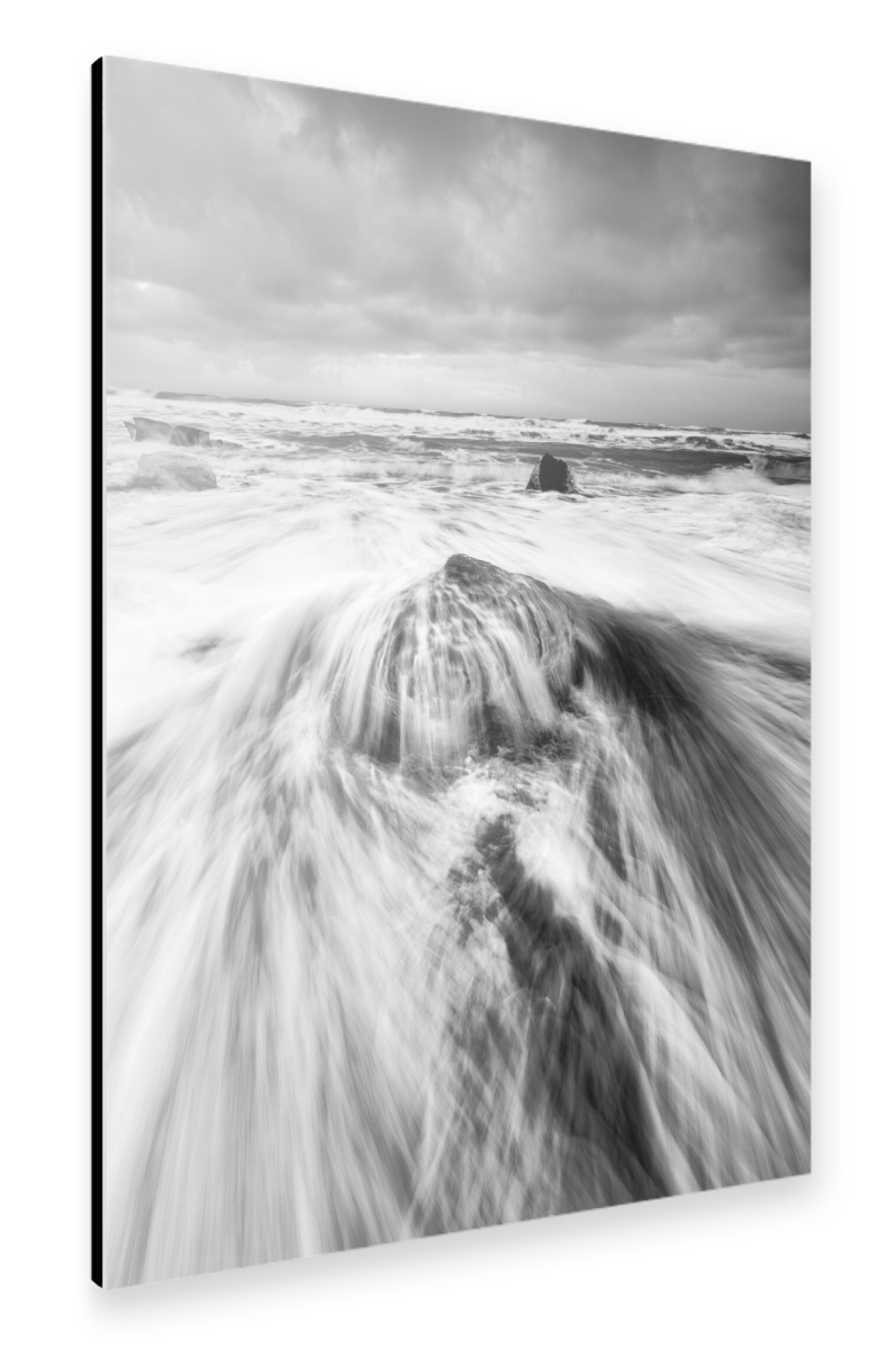 Alu-Dibond "Welle und Eisblock" 30x20 cm artboxONE