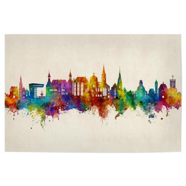 Poster 30x20 cm "Aachen Germany Skyline Urban" artboxONE - Städte