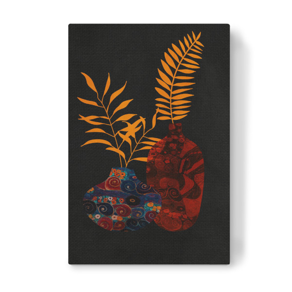 Leinwandbild "Vase Klimt by Tas" artboxONE - Natur,Floral,Abstrakt