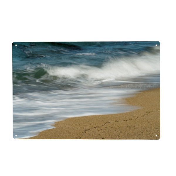 Holzbild "Brandung in Detailansicht" artboxONE - Natur,Reise / Strand und Meer