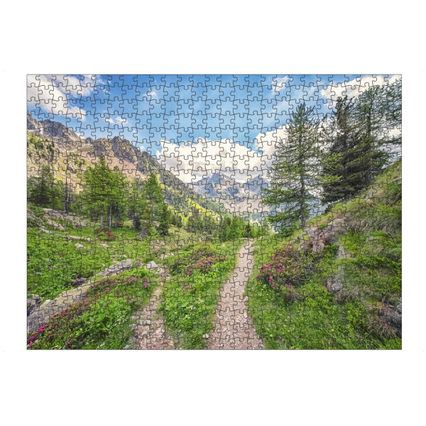 Puzzle Ravensburger "French Alps" artboxONE - Natur,Reise,Reise / Länder