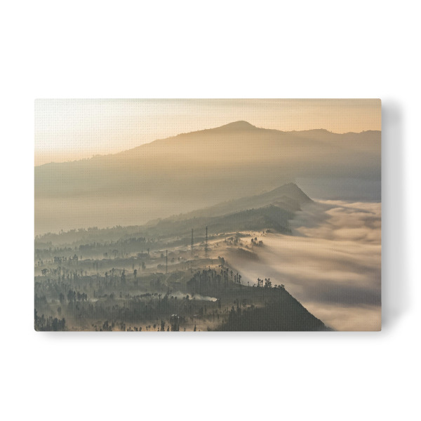 Leinwandbild "Indonesian Caldera" artboxONE - Natur,Reise,Reise / Asien,Reise / Länder