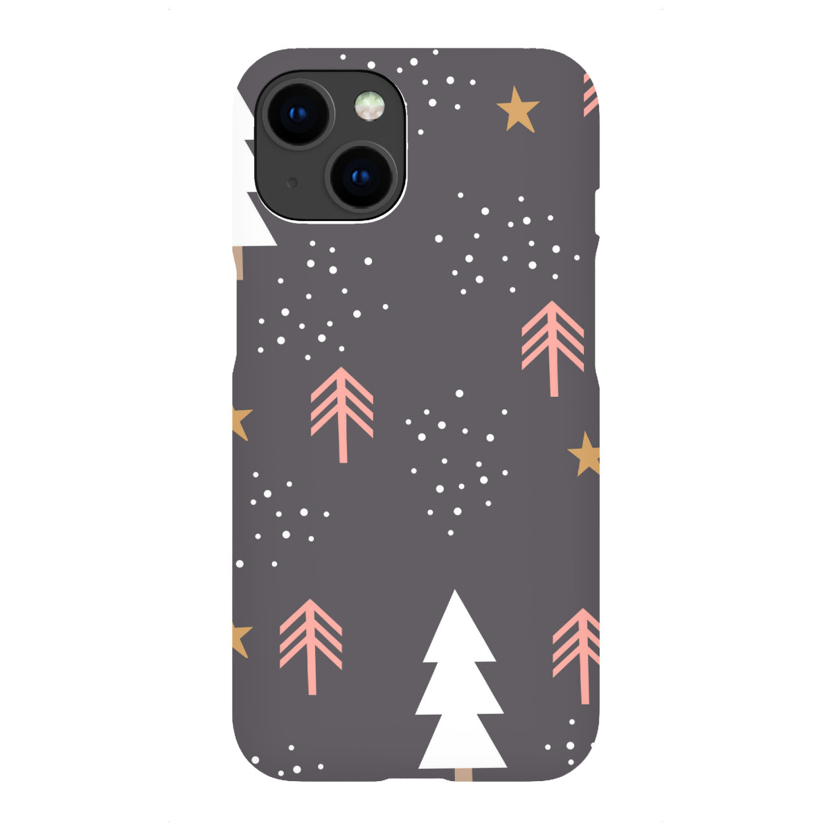 iPhone "Winter Muster mit Tannen" Premium-Case Handyhülle artboxONE