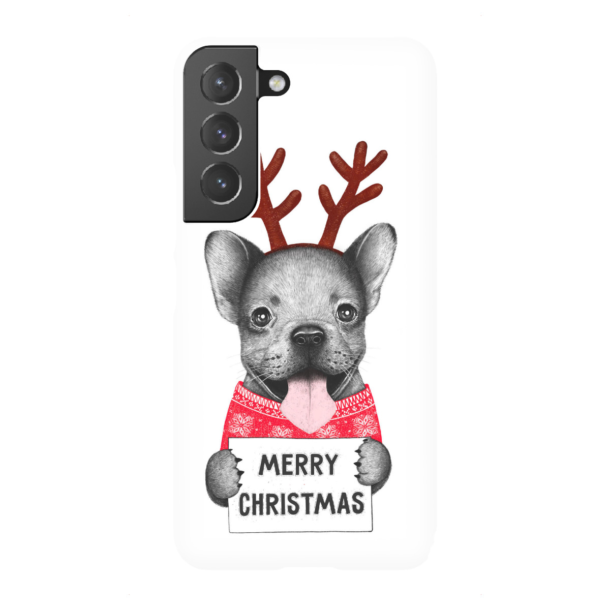 Samsung Galaxy "Christmas dog" Premium-Case Handyhülle artboxONE