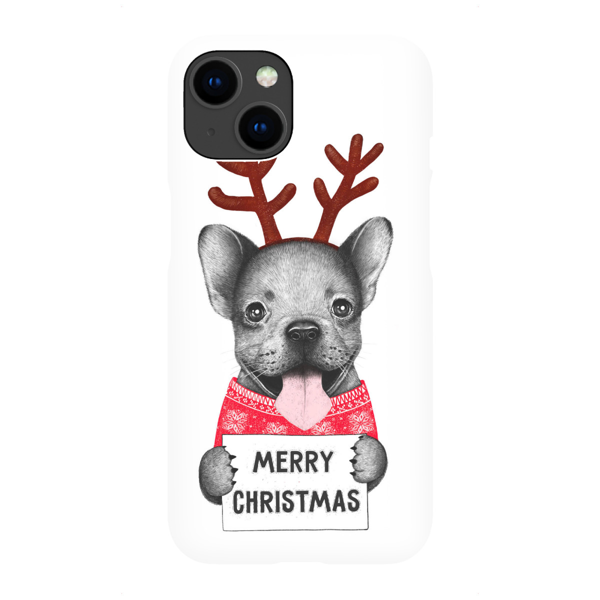 iPhone "Christmas dog" Premium-Case Handyhülle artboxONE
