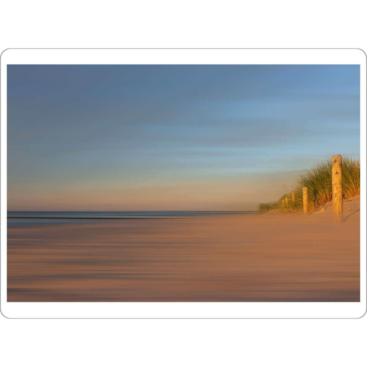 Tischset "Dünen am Meer bei Sonnenuntergang" artboxONE - Natur,Abstrakt,Reise / Strand und Meer