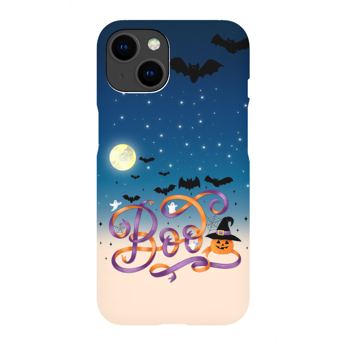"Halloween: es spukt"für iPhone - Premium-Case Handyhülle artboxONE