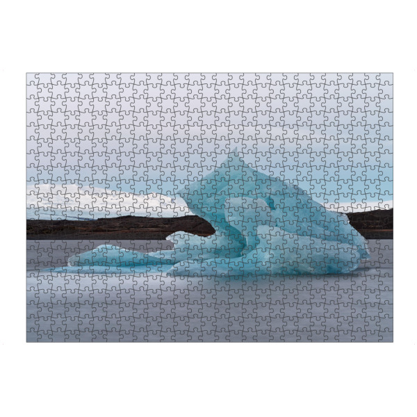 Puzzle Ravensburger "Blauer Eisberg am Gletscher" artboxONE - Natur,Reise,Reise / Länder