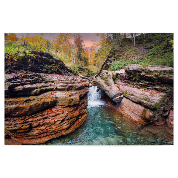 Poster "Das Ende vom Davidgraben" artboxONE - Natur