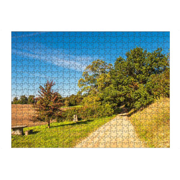 Puzzle Ravensburger "Bäume, Weg und Feld" artboxONE - Natur,Reise