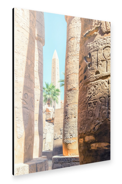 Alu-Dibond "Temple Visit" 30x20 cm artboxONE