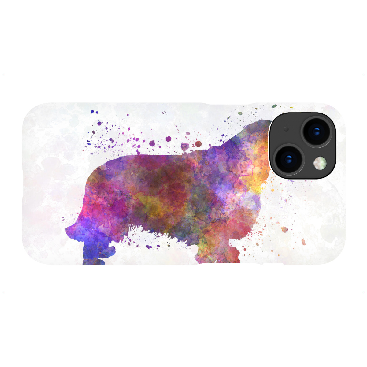 "Clumber Spaniel in watercolor"für iPhone - Premium-Case Handyhülle artboxONE