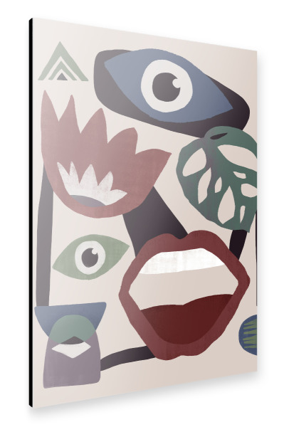 Alu-Dibond "Eye Blue" 30x20 cm artboxONE