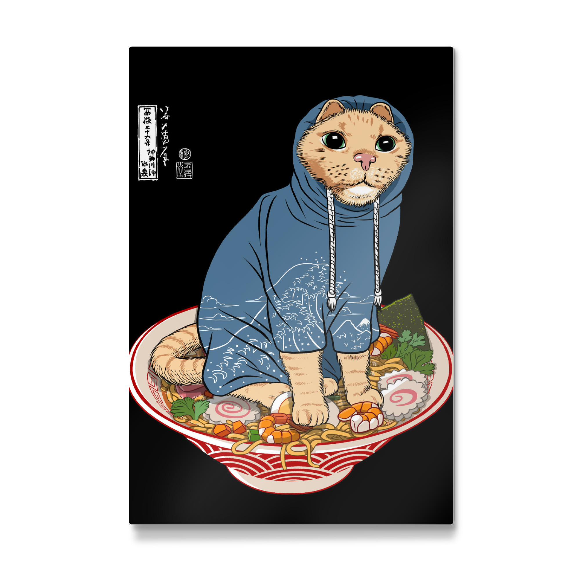 Galerie-Print "Japanese cat on ramen" 75x50 cm artboxONE