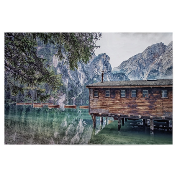 Poster "Dolomites Lake" artboxONE - Natur,Reise,Architektur,Reise / Länder