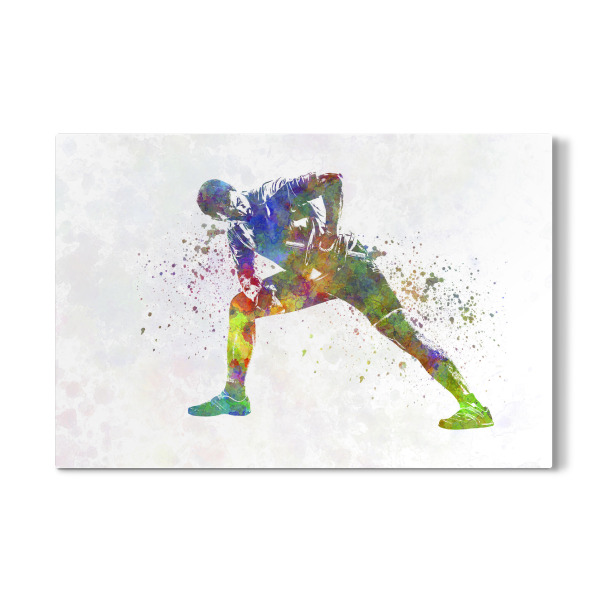 Galerie-Print "Fitness in watercolor-b" 30x20 cm artboxONE