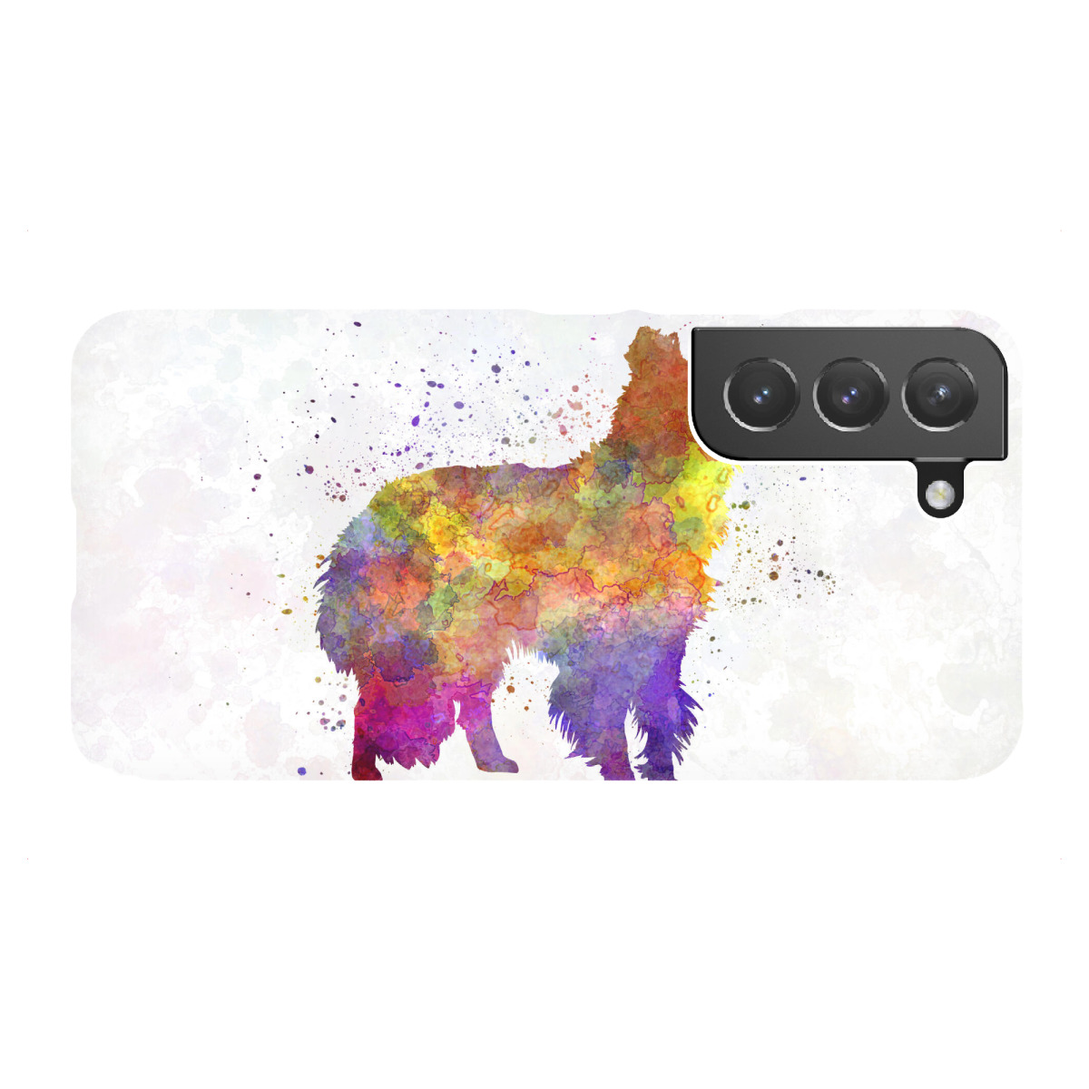 "Border Collie in watercolor"für Samsung Galaxy - Premium-Case Handyhülle artboxONE