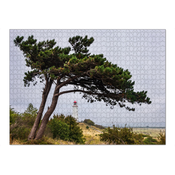 Puzzle Ravensburger "Leuchtturm Dornbusch" artboxONE - Natur,Reise,Architektur,Reise / Strand und Meer