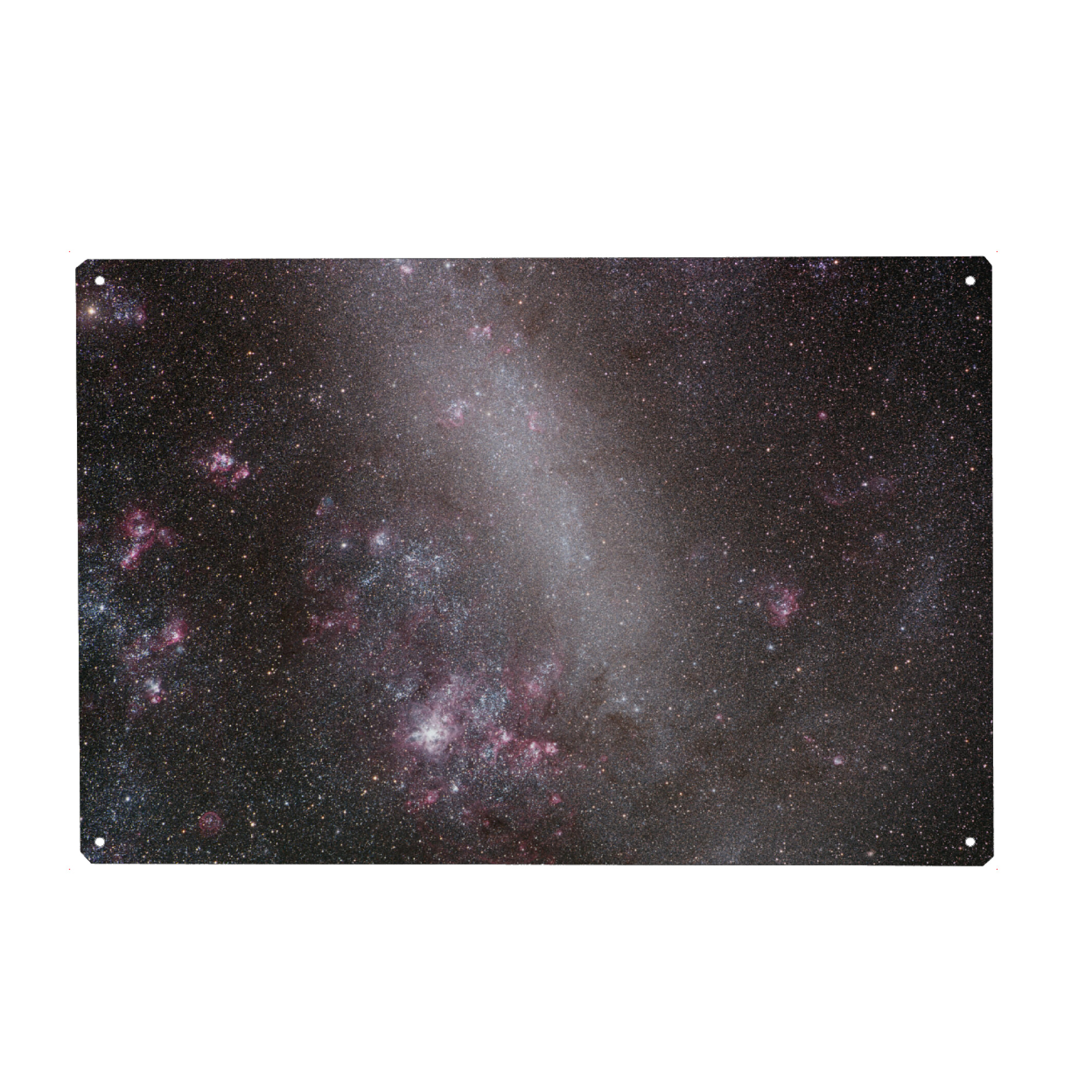 Holzbild "Große Magellansche Wolke" artboxONE - Galaxy - Südsternhimmel,Weltall,Weltraum,Universum,Astro,Astronomie,Universe,Space,Sterne,Stars