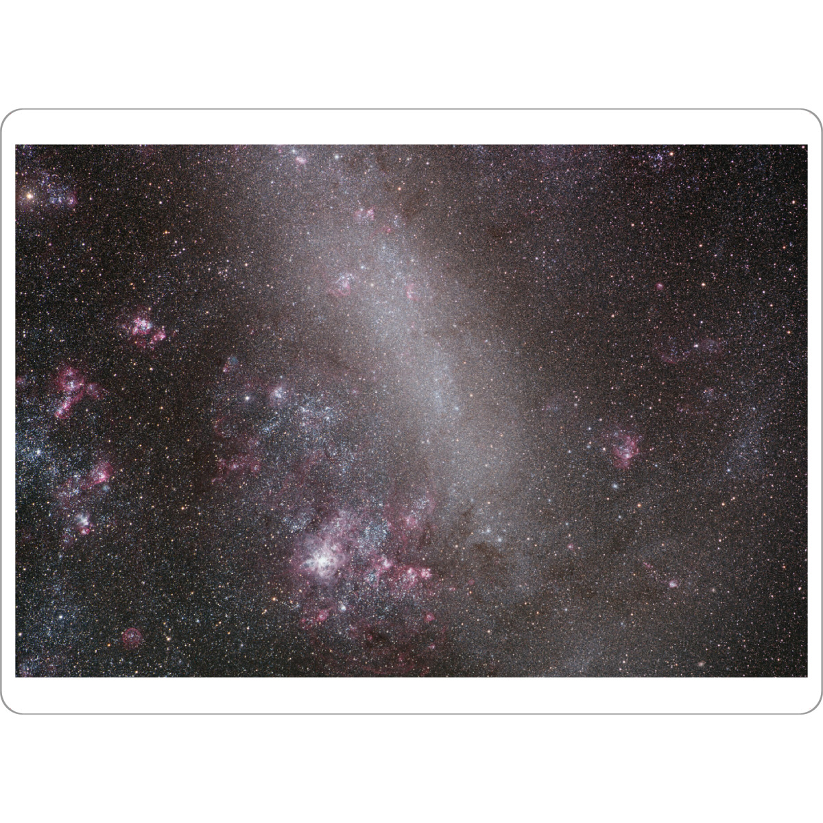 Tischset "Große Magellansche Wolke" artboxONE - Galaxy - Südsternhimmel,Weltall,Weltraum,Universum,Astro,Astronomie,Universe,Space,Sterne,Stars
