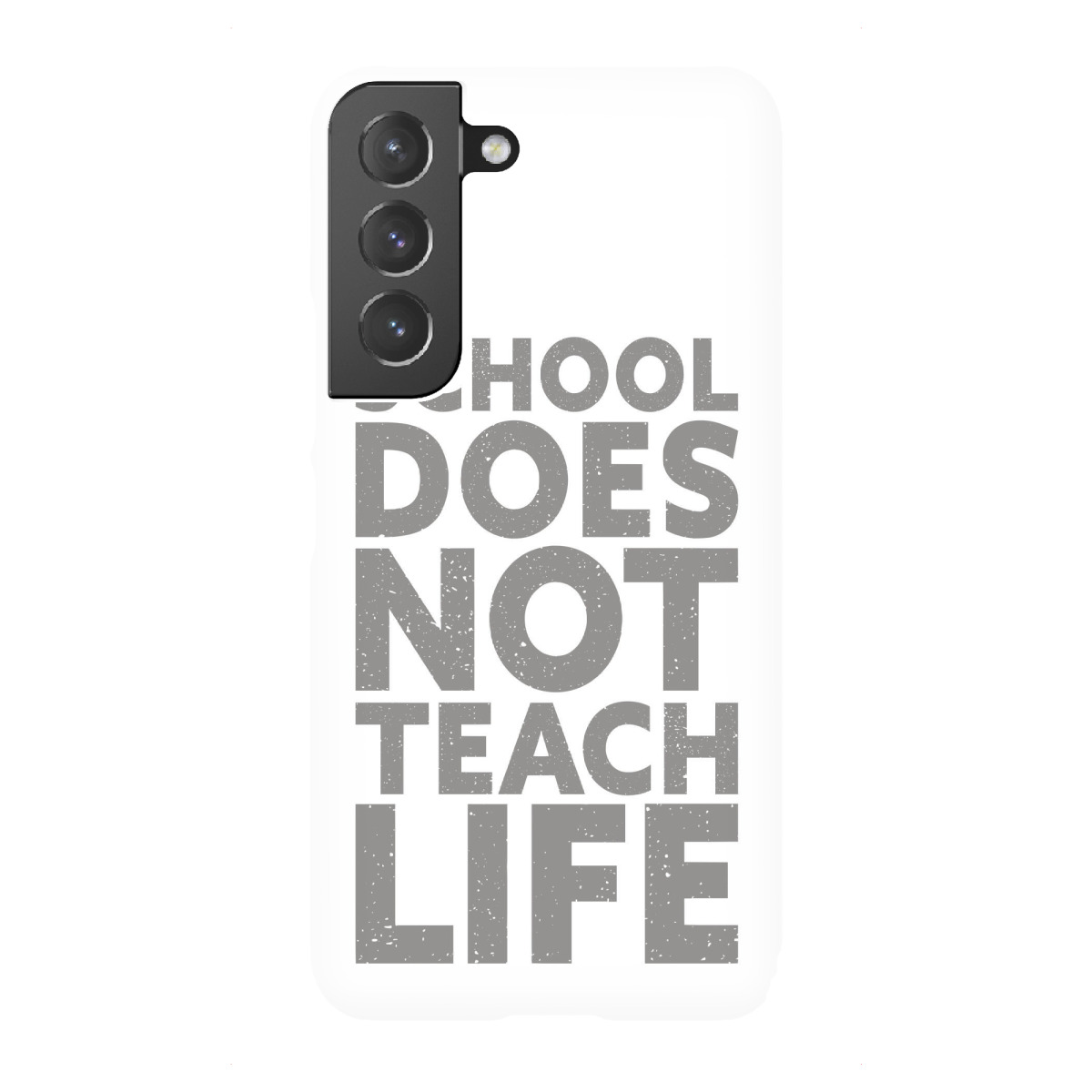 "School doesn't teach Life, Grey"für Samsung Galaxy - Premium-Case Handyhülle artboxONE