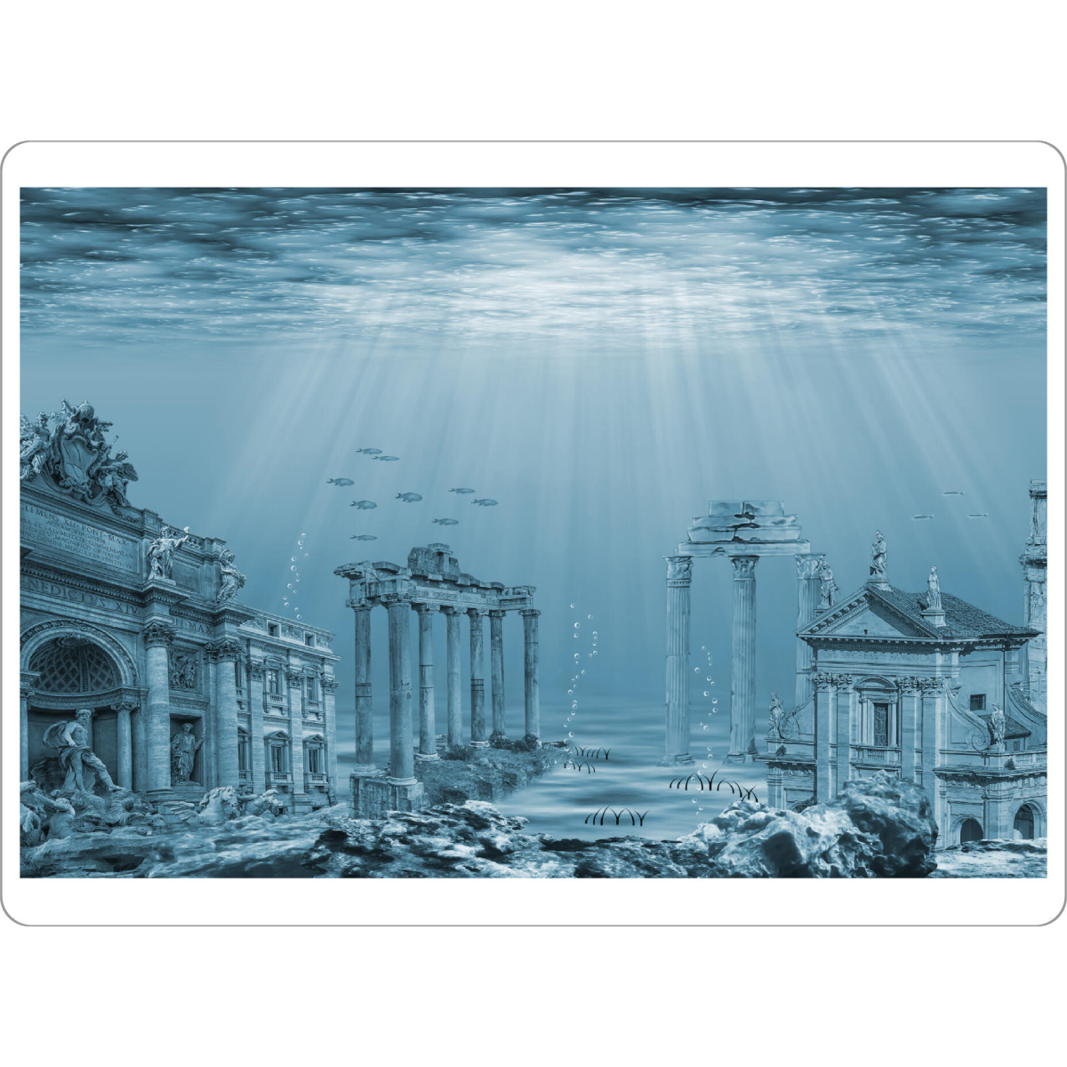 Tischset "Atlantis" artboxONE - Städte,Architektur,Reise / Strand und Meer,Reise / Länder,Städte / Weitere