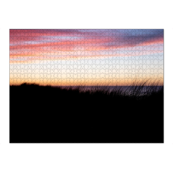 Puzzle Ravensburger "Dünen zur Goldenen Stunde am Meer" artboxONE - Natur,Reise,Reise / Strand und Meer