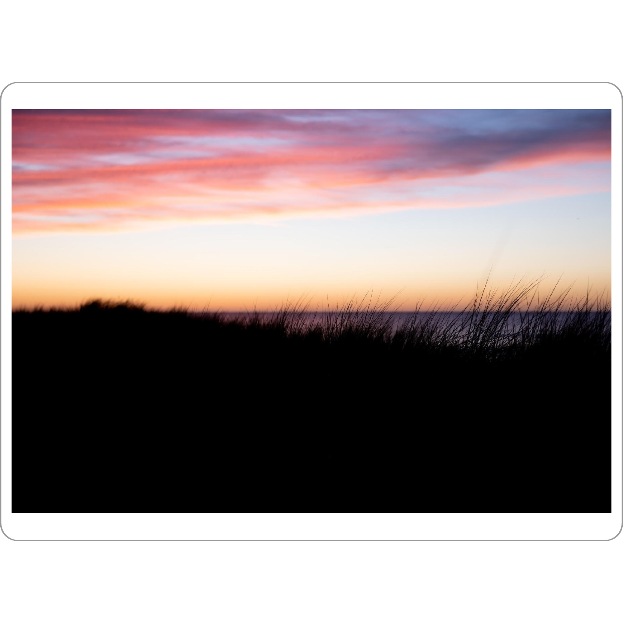 Tischset "Dünen zur Goldenen Stunde am Meer" artboxONE - Natur,Reise,Reise / Strand und Meer