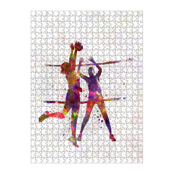 Puzzle Ravensburger "Watercolor volleyball player-j" artboxONE - Sport