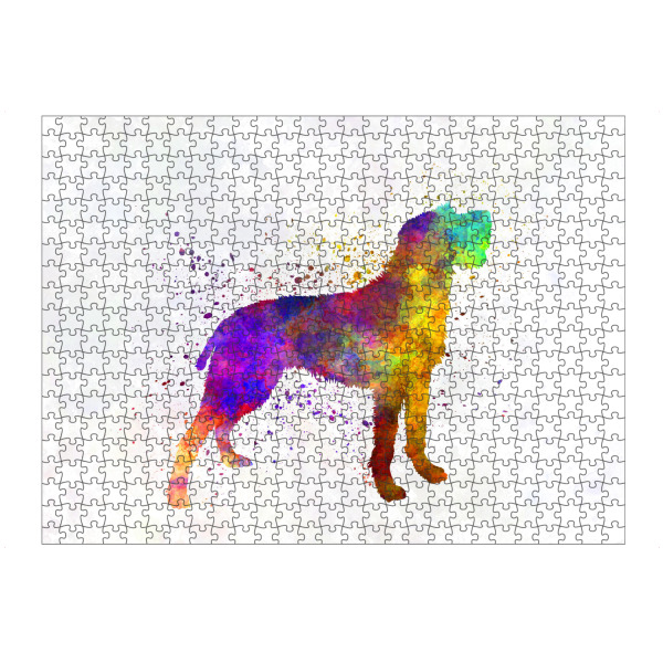 Puzzle Ravensburger "Bohemian Wirehaired Pointing" artboxONE - Tiere