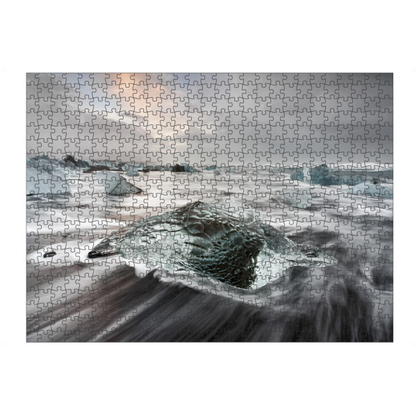 Puzzle Ravensburger "Eis und Brandung" artboxONE - Natur,Reise,Reise / Strand und Meer