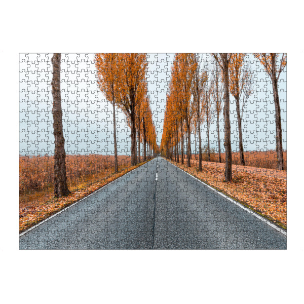 Puzzle Ravensburger "Straight Road" artboxONE - Reise