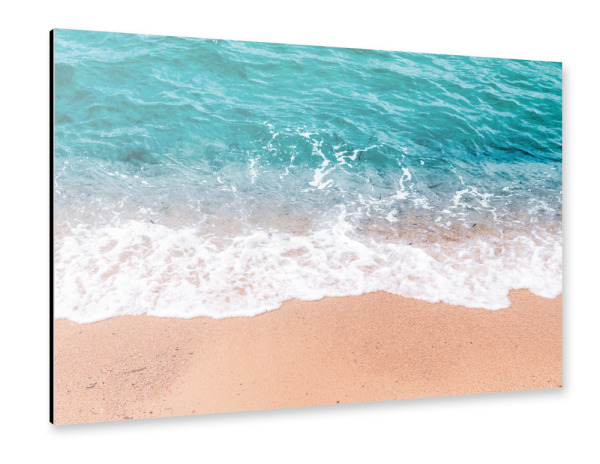 Alu-Dibond "Blue & Pink" 30x20 cm artboxONE