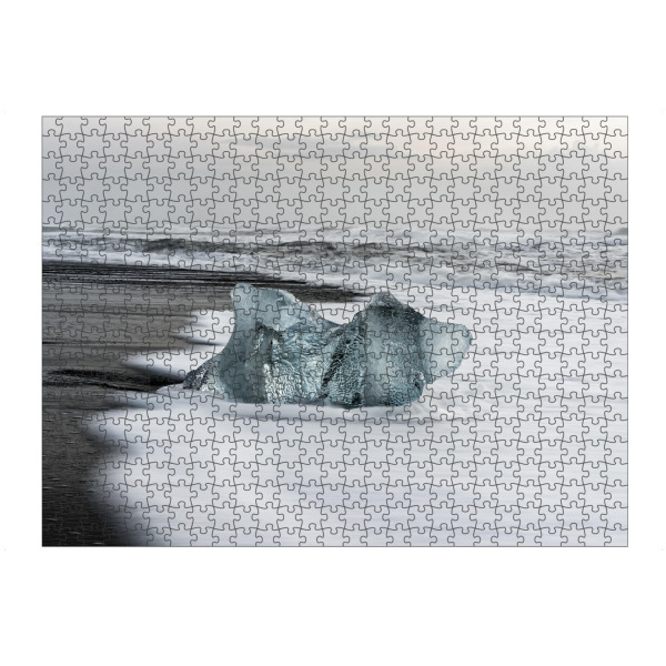 Puzzle Ravensburger "Eisblock am Strand" artboxONE - Natur,Reise,Reise / Strand und Meer