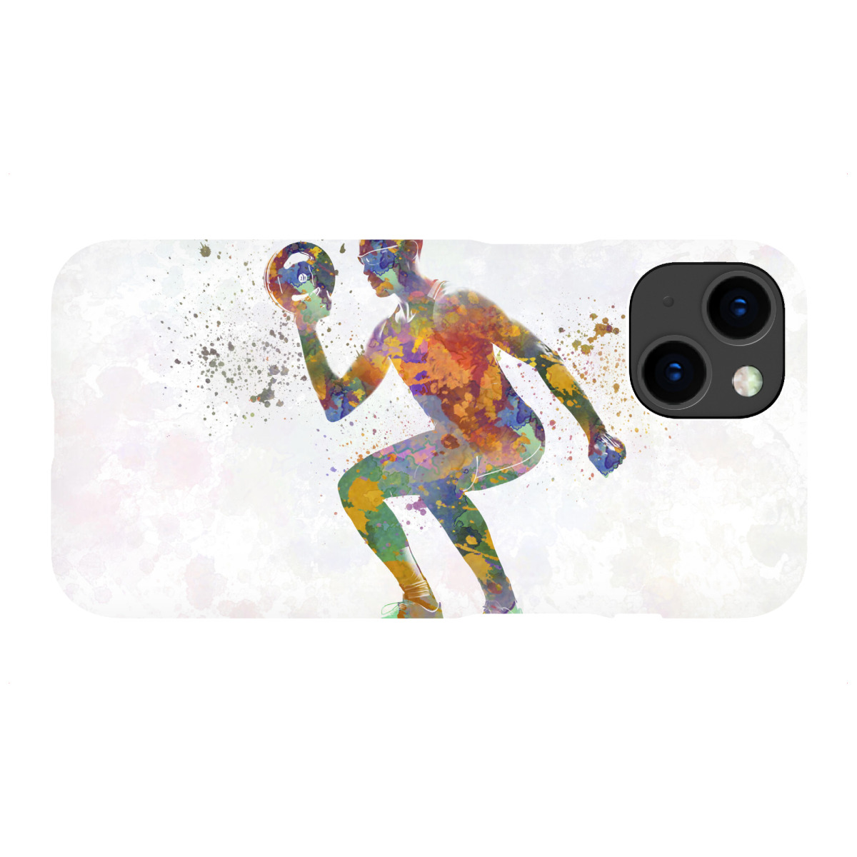 iPhone "Watercolor fitness-o" Premium-Case Handyhülle artboxONE