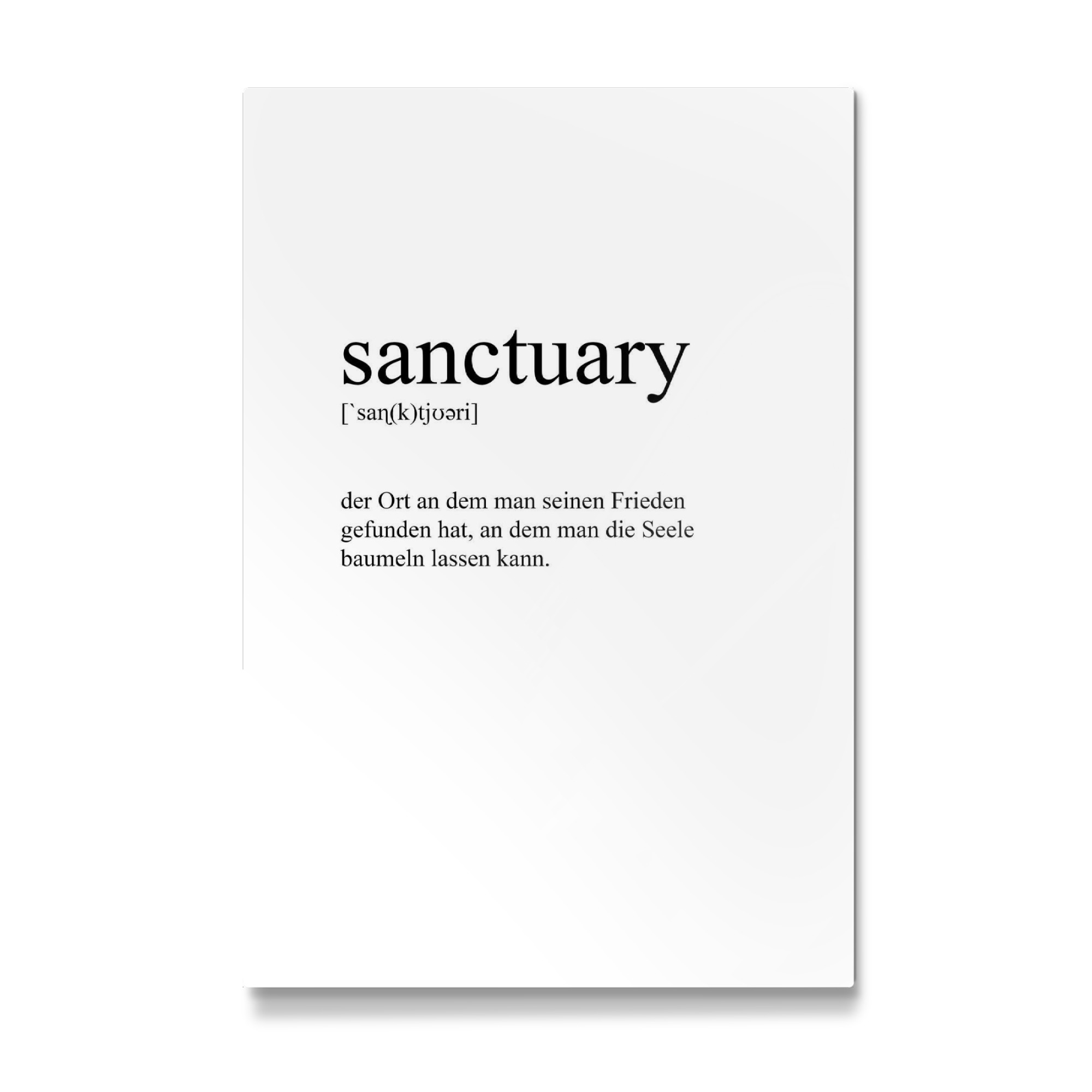 Galerie-Print "Sanctuary Definition" 75x50 cm artboxONE