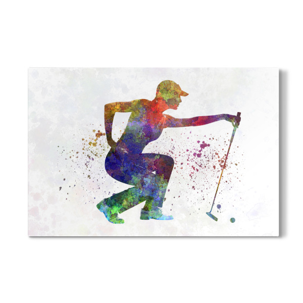 Galerie-Print "Female golf player-c" 30x20 cm artboxONE