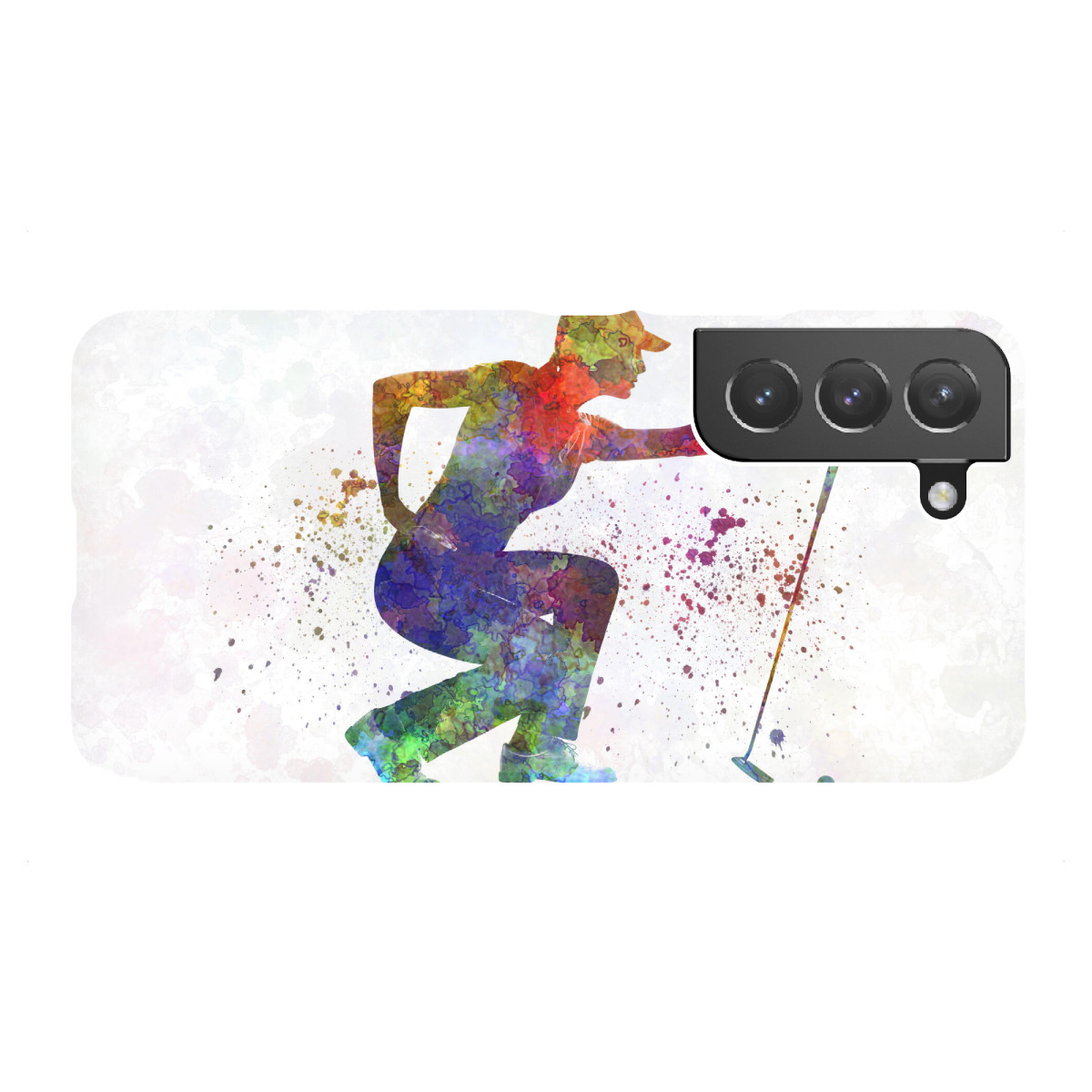 "Female golf player-c"für Samsung Galaxy - Premium-Case Handyhülle artboxONE