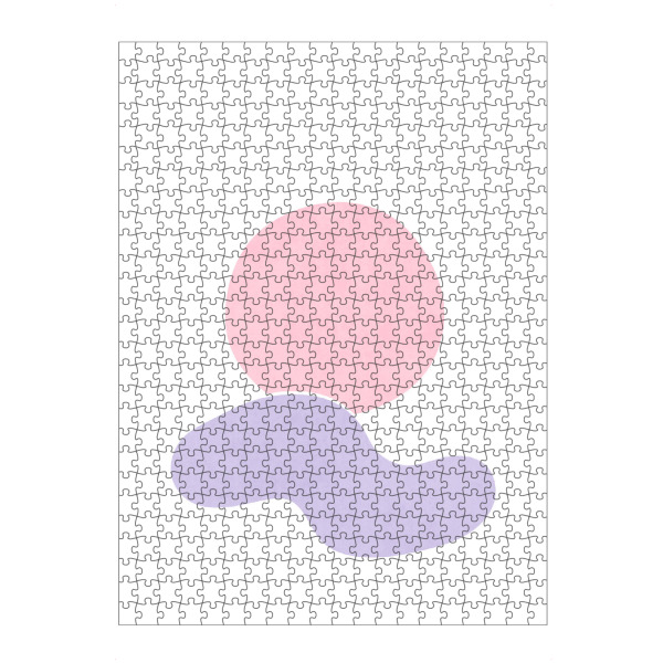 Puzzle Ravensburger "Simple Sun in the Sky" artboxONE - Natur,Abstrakt - Simple,Minimal,Shape,Sky,Light,Sunset,Dusk,Bunt,Colorful - Bild simple