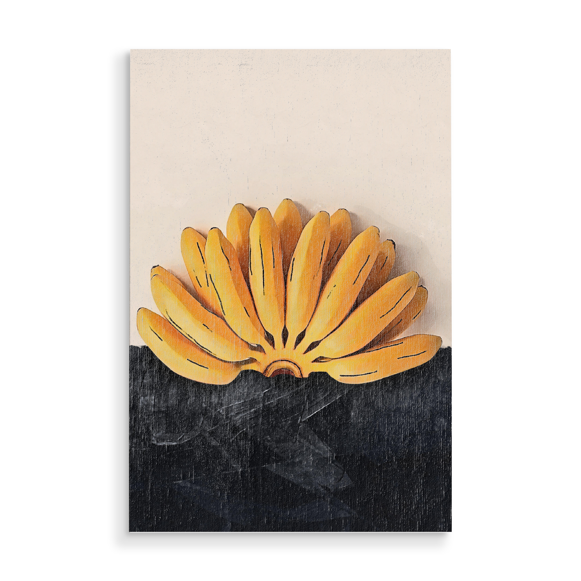 Holzbild "Street Art Banana" artboxONE - Abstrakt - Banana,Nature,Streetart,Bananen,Natur,Früchte,Fruits,Food,Essen