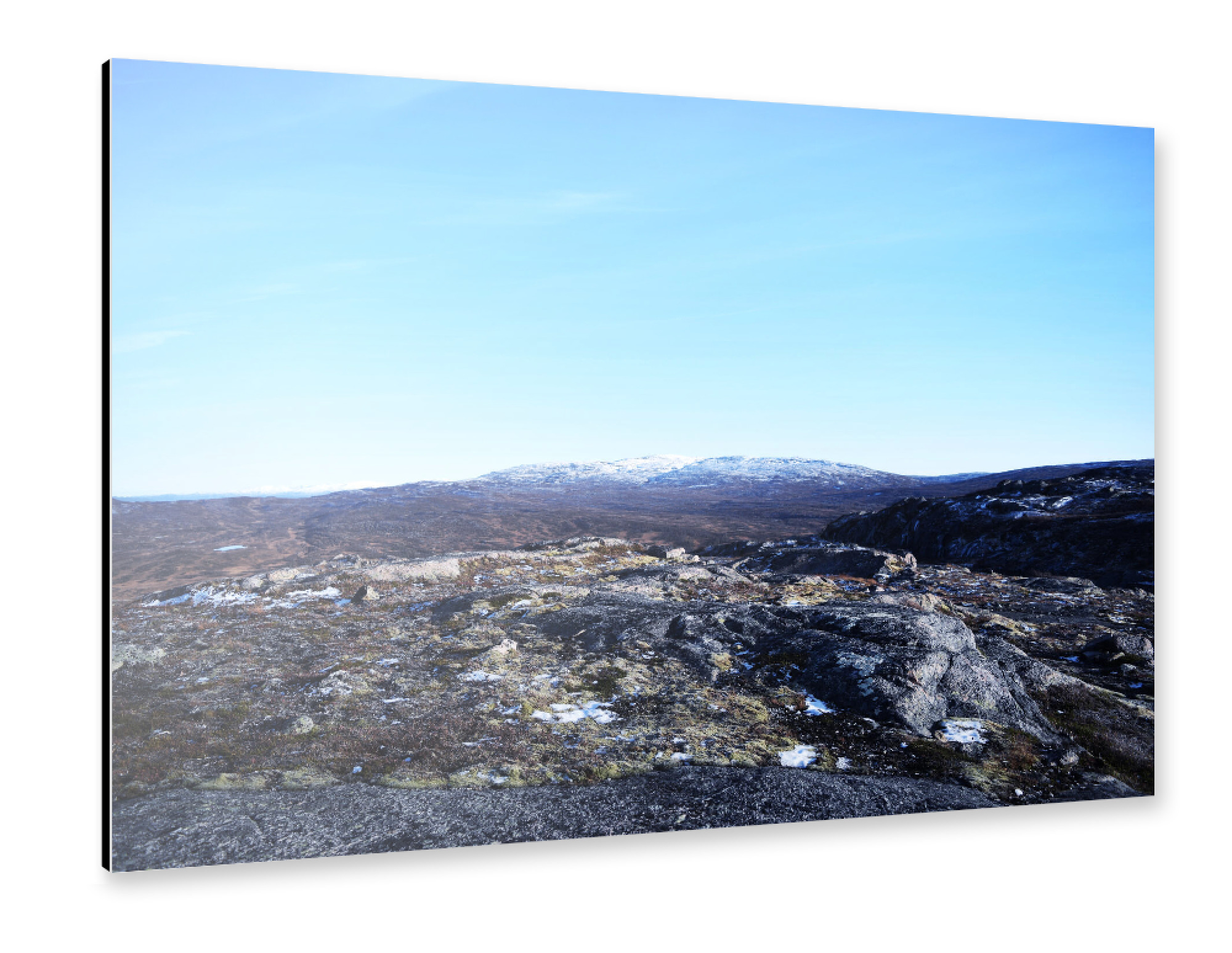 Alu-Dibond "Karge Landschaft" 75x50 cm artboxONE