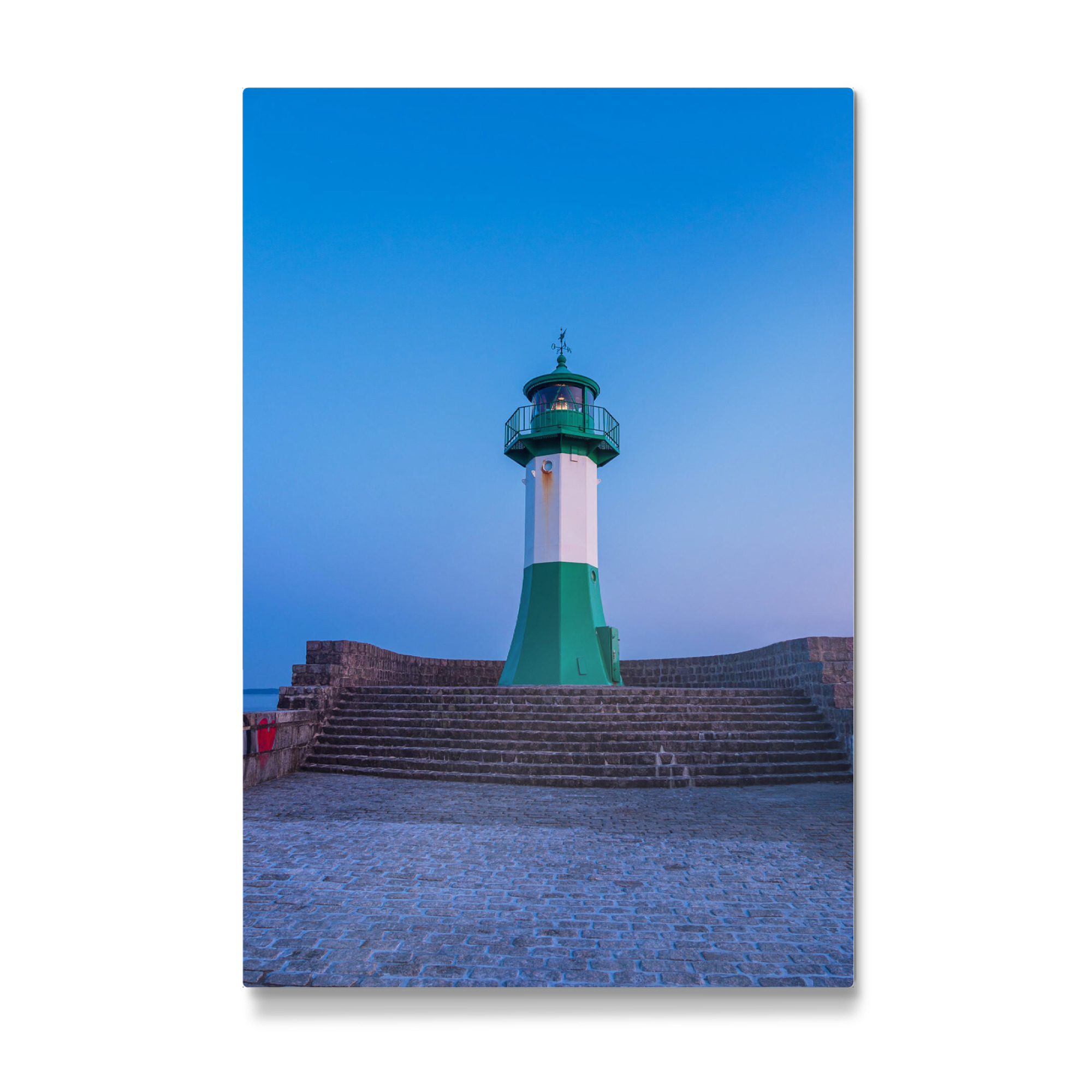 Galerie-Print "Leuchtturm zur Blauen Stunde" 30x20 cm artboxONE