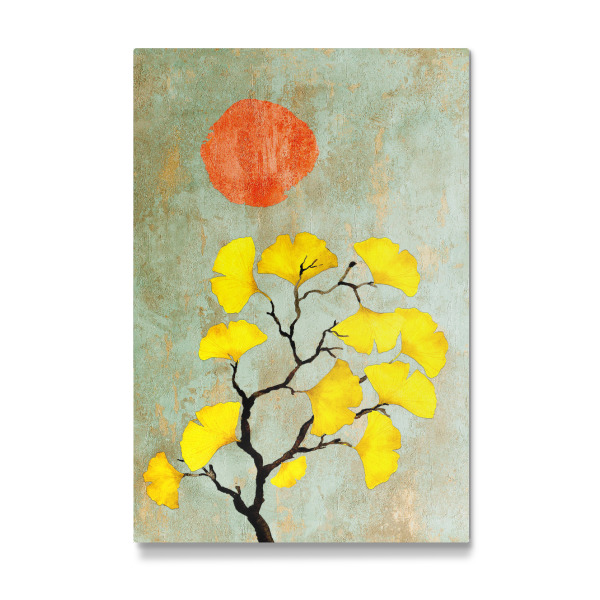 Galerie-Print "Ginko and sun" 30x20 cm artboxONE