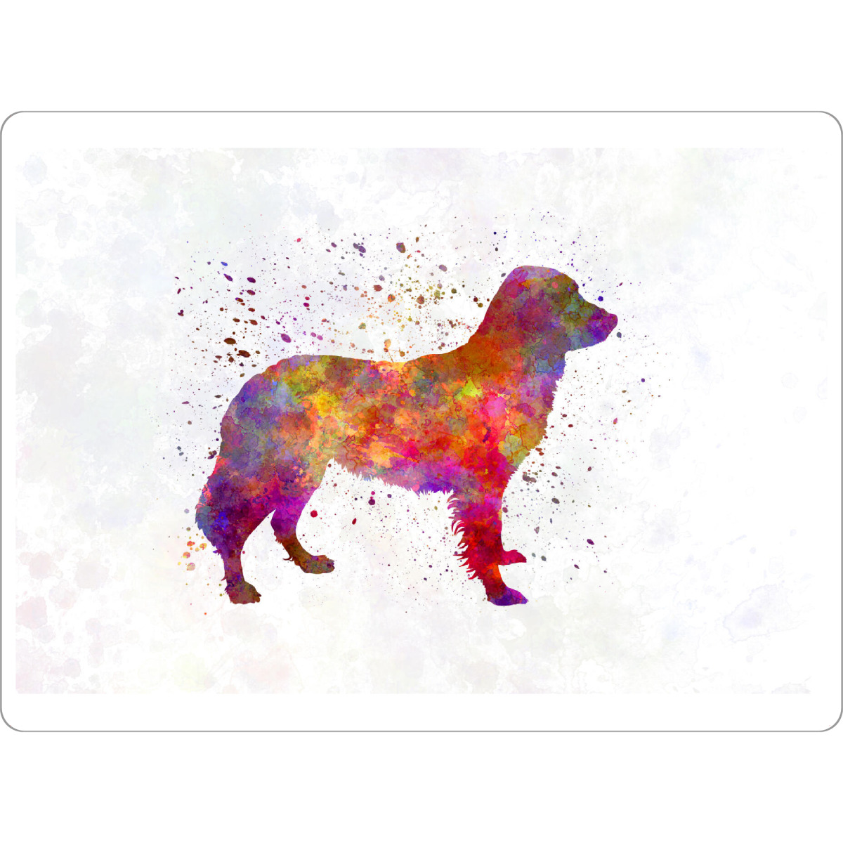 Tischset "Frisian Pointer in watercolor" artboxONE - Tiere,Abstrakt - Dog,Dogs,Pet,Animal,Mammal,Watercolor,Dog poster,Illustration,Abstract